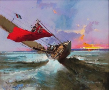 クラスベルシェダが風に変わる抽象的な海景 Oil Paintings